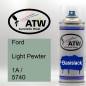 Preview: Ford, Light Pewter, 1A / 5740: 400ml Sprühdose, von ATW Autoteile West.